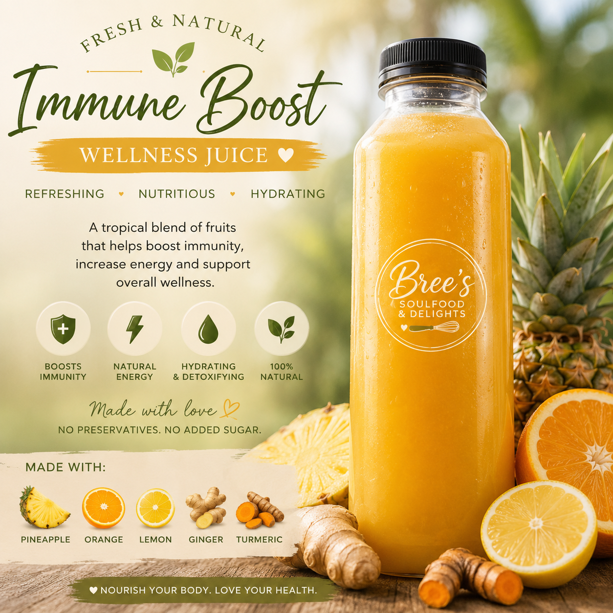 Sunrise Immunity Juice (16 oz)