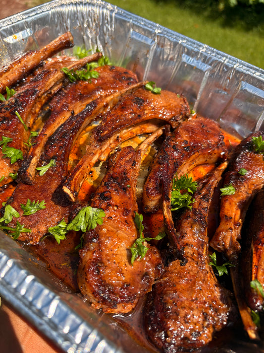 Honey Jerk Lambchops